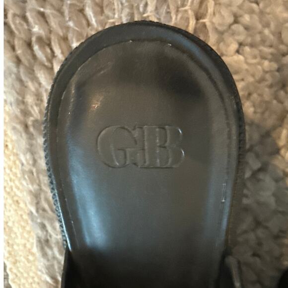 Gianna‎ Bini GB End-Game Leather Platform Lug Mules Size 9.5 Chunky Clogs Y2K - Picture 6 of 9